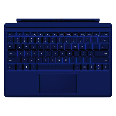 Microsoft Surface Pro Type Cover, Keyboard Cover for Surface Pro 4 Blue Microsoft Surface Pro Type Cover, Keyboard Cover for Surface Pro 4 Blue
